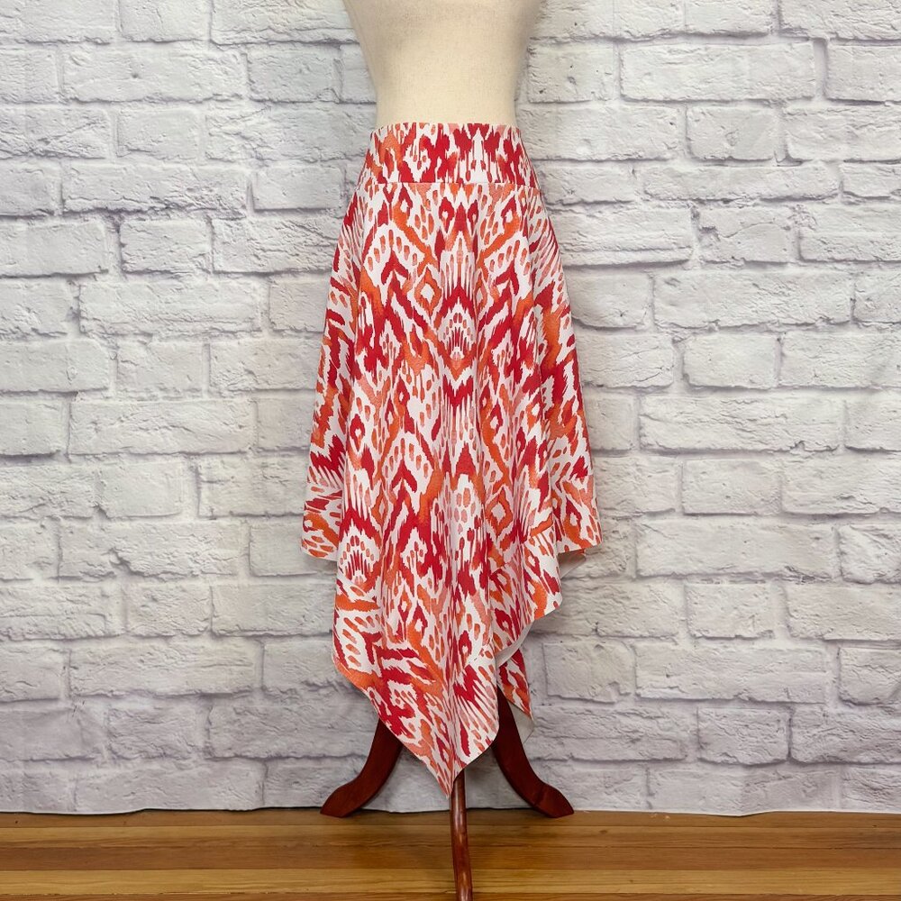 Chiara Boni Ikat Pattern Handkerchief Skirt
